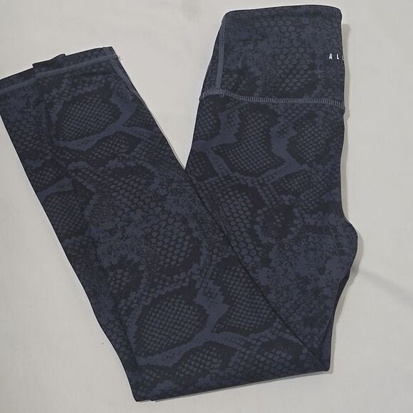 All Fenix Snake Skin Anthropologie Legging medium blue dark grey Xs - Picture 8 of 8